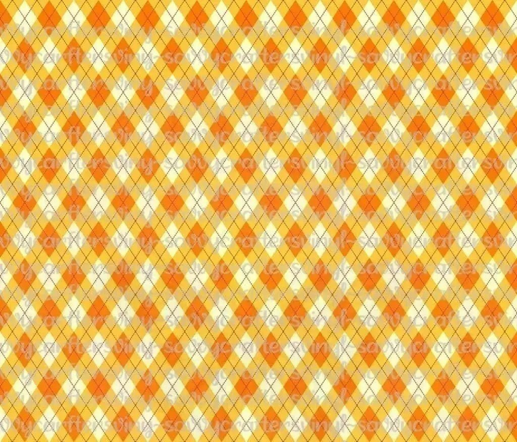Candy Corn Argyle - Savvy Crafters Vinyl & Gifts
