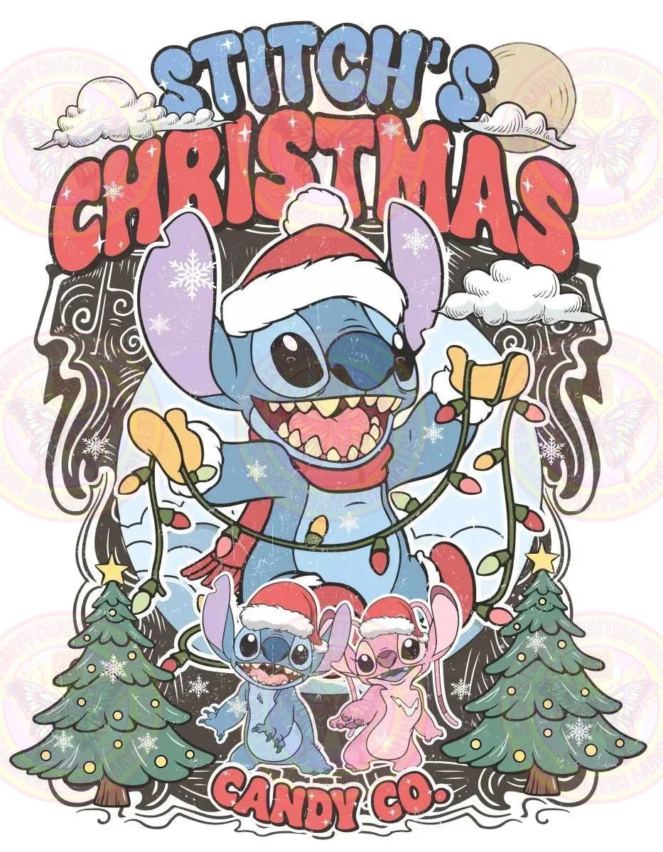 Cartoon Little Blue Alien Christmas - Savvy Crafters Vinyl & Gifts