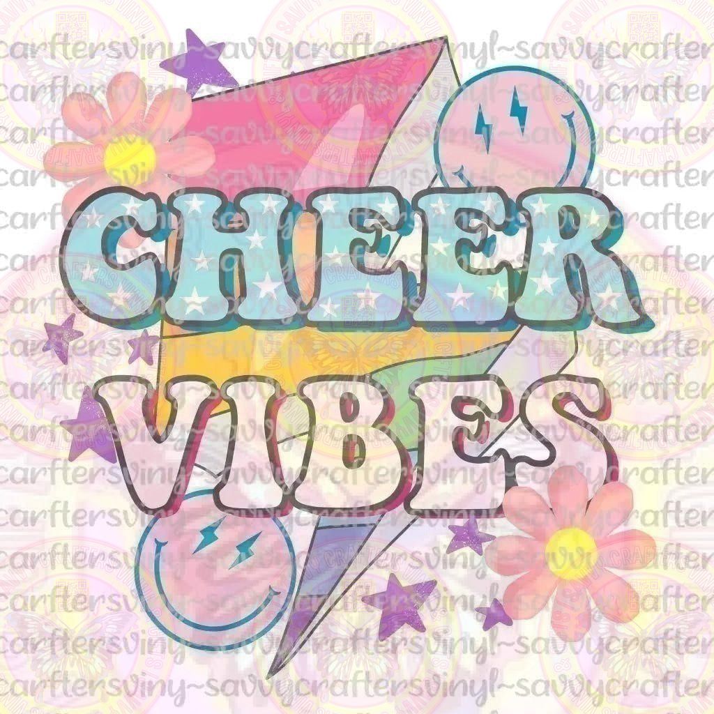 Cheer Vibes Pastel - Savvy Crafters Vinyl & Gifts