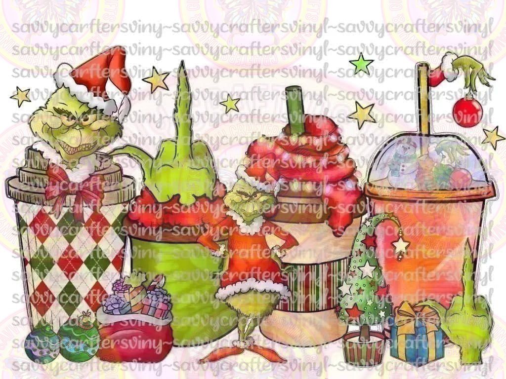 Christmas Grinch Coffee - Savvy Crafters Vinyl & Gifts