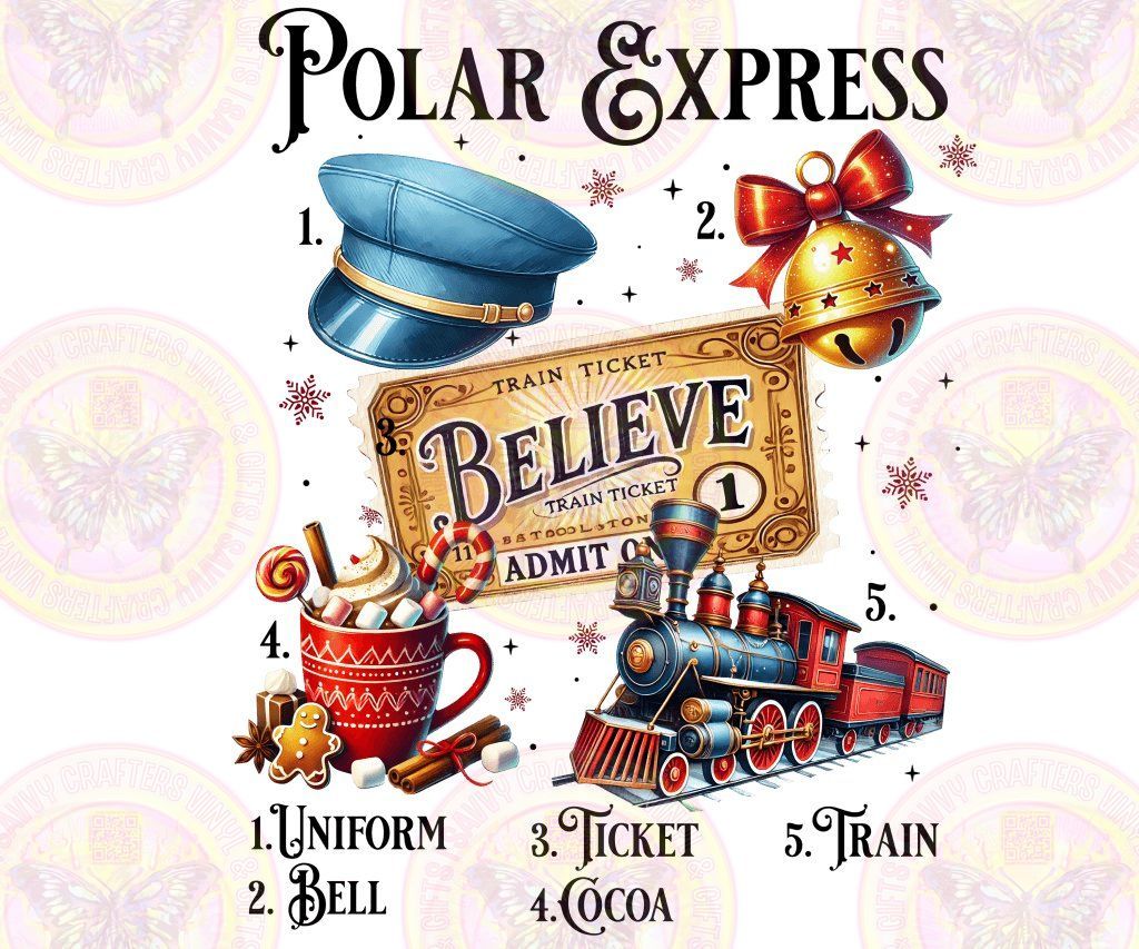 Christmas Train Ride - Savvy Crafters Vinyl & Gifts