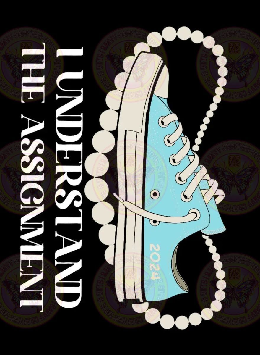Chucks and Pearls Teal - Savvy Crafters Vinyl & Gifts
