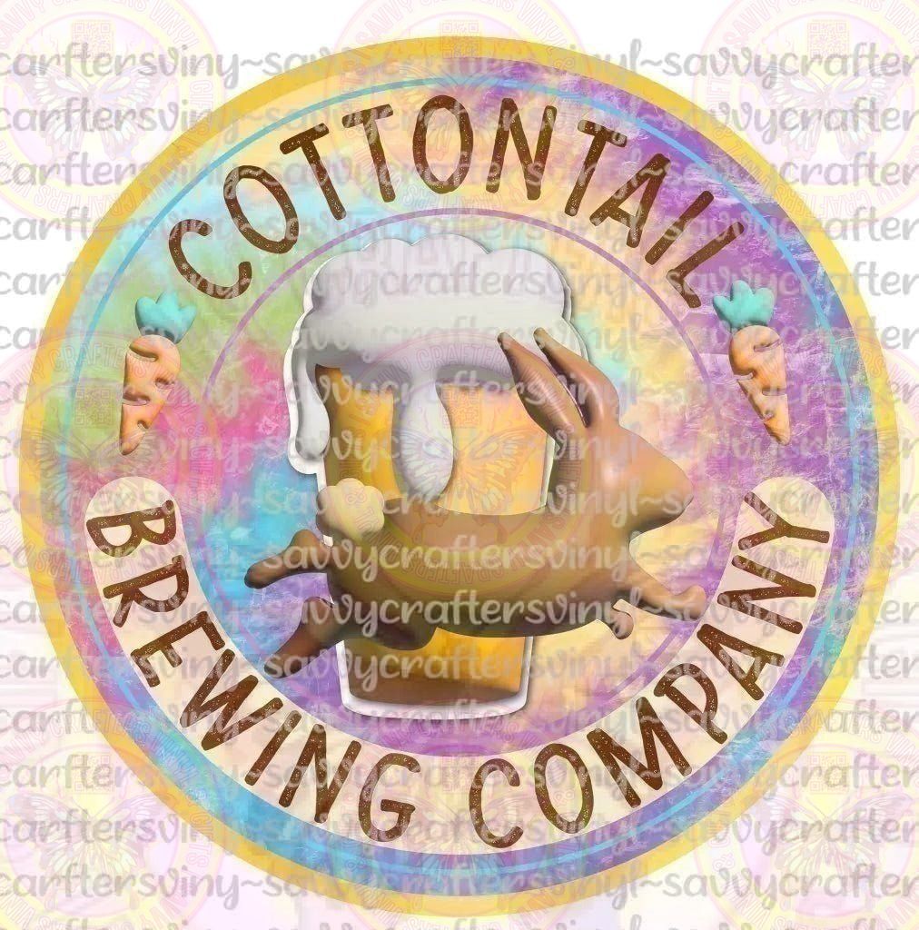 Cottontail Brewing Easter - Savvy Crafters Vinyl & Gifts