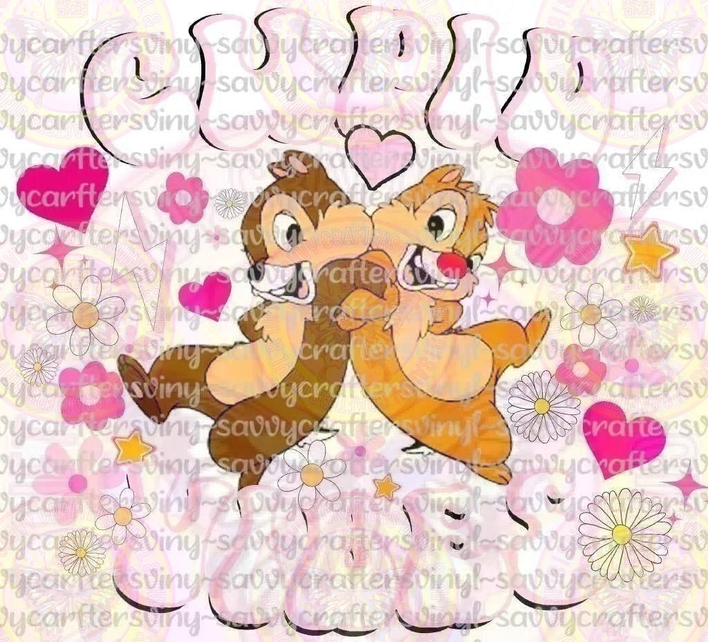 Cupid Vibes Chip N Dale - Savvy Crafters Vinyl & Gifts