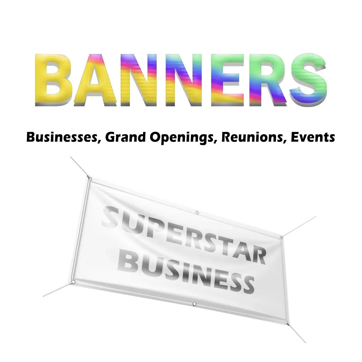 Custom Printed Banners - Savvy Crafters Vinyl & Gifts