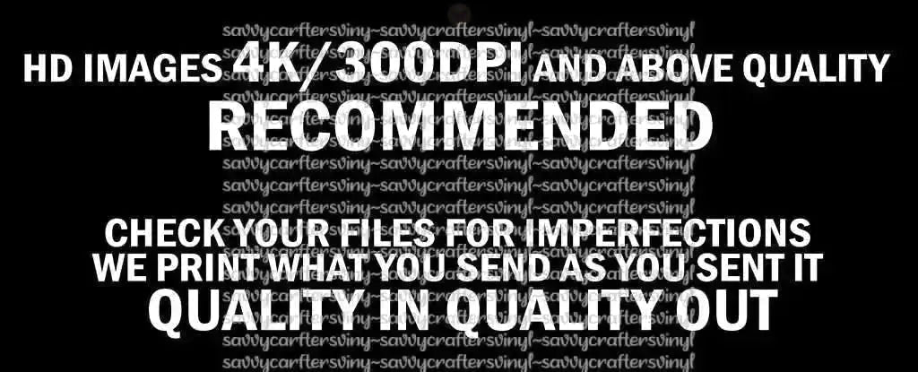 Custom Single Sublimation Prints (2 - 3 Day Turnaround) - Savvy Crafters Vinyl & Gifts