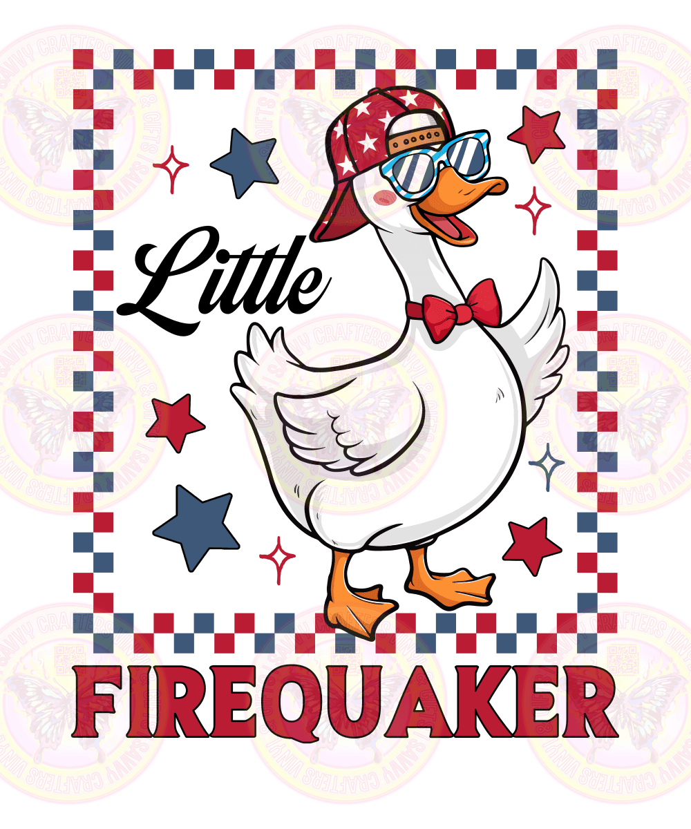 Cute FireQuacker Boy - Savvy Crafters Vinyl & Gifts