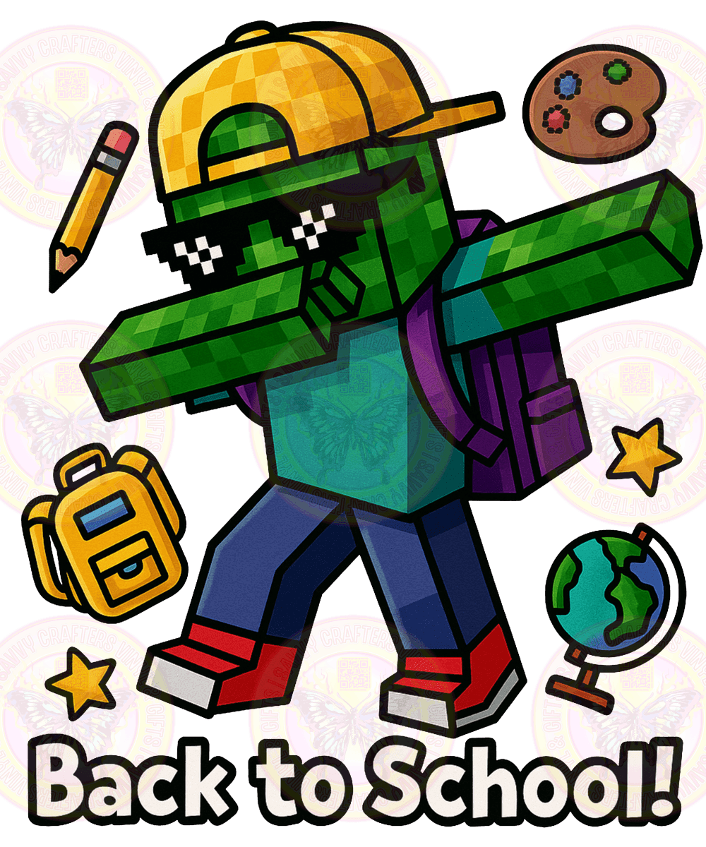 Dabbing Boy Back to School - Savvy Crafters Vinyl & Gifts
