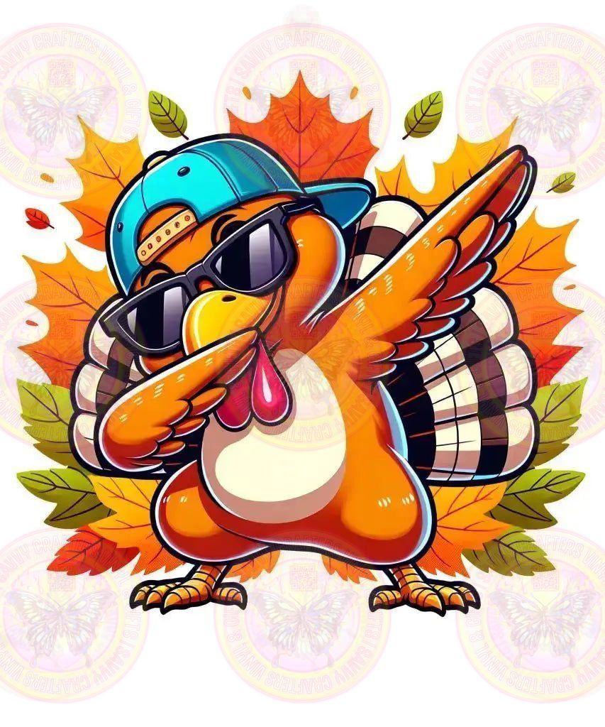 Dabbing Turkey - Savvy Crafters Vinyl & Gifts