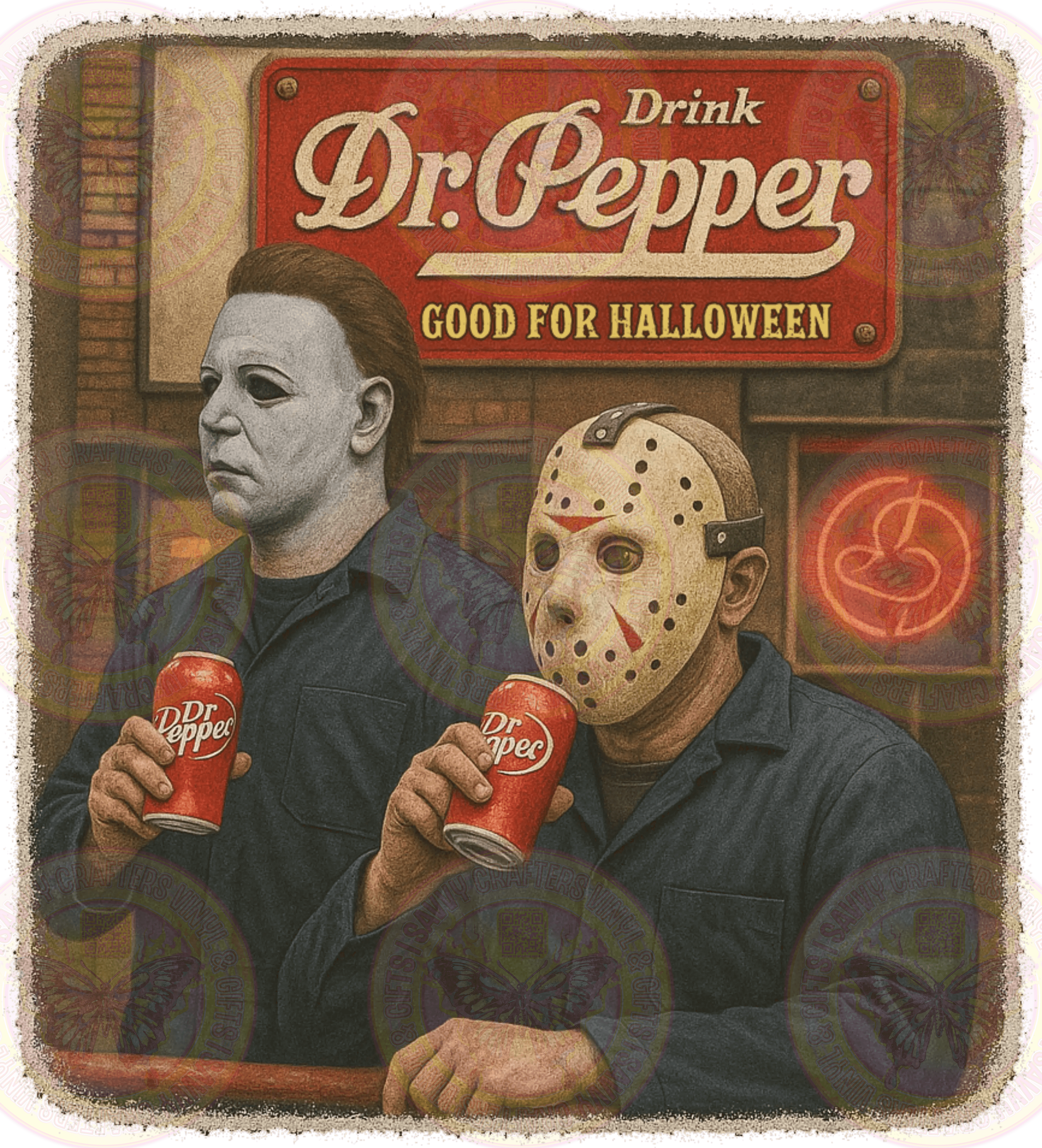 Dr. P - Jason and MM Funny Halloween - Savvy Crafters Vinyl & Gifts