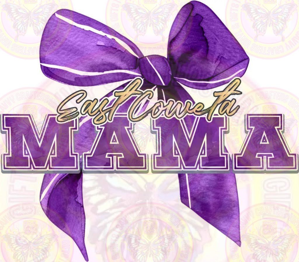 East Coweta Coquette Bow Full Color Transfer - Savvy Crafters Vinyl & Gifts