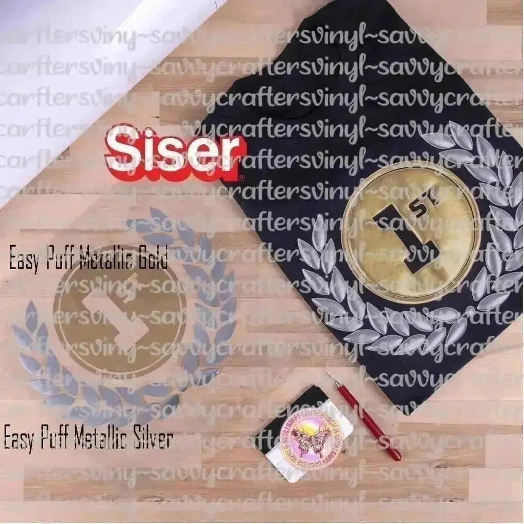 Easy Puff Metallic Heat Transfer Vinyl - Savvy Crafters Vinyl & Gifts