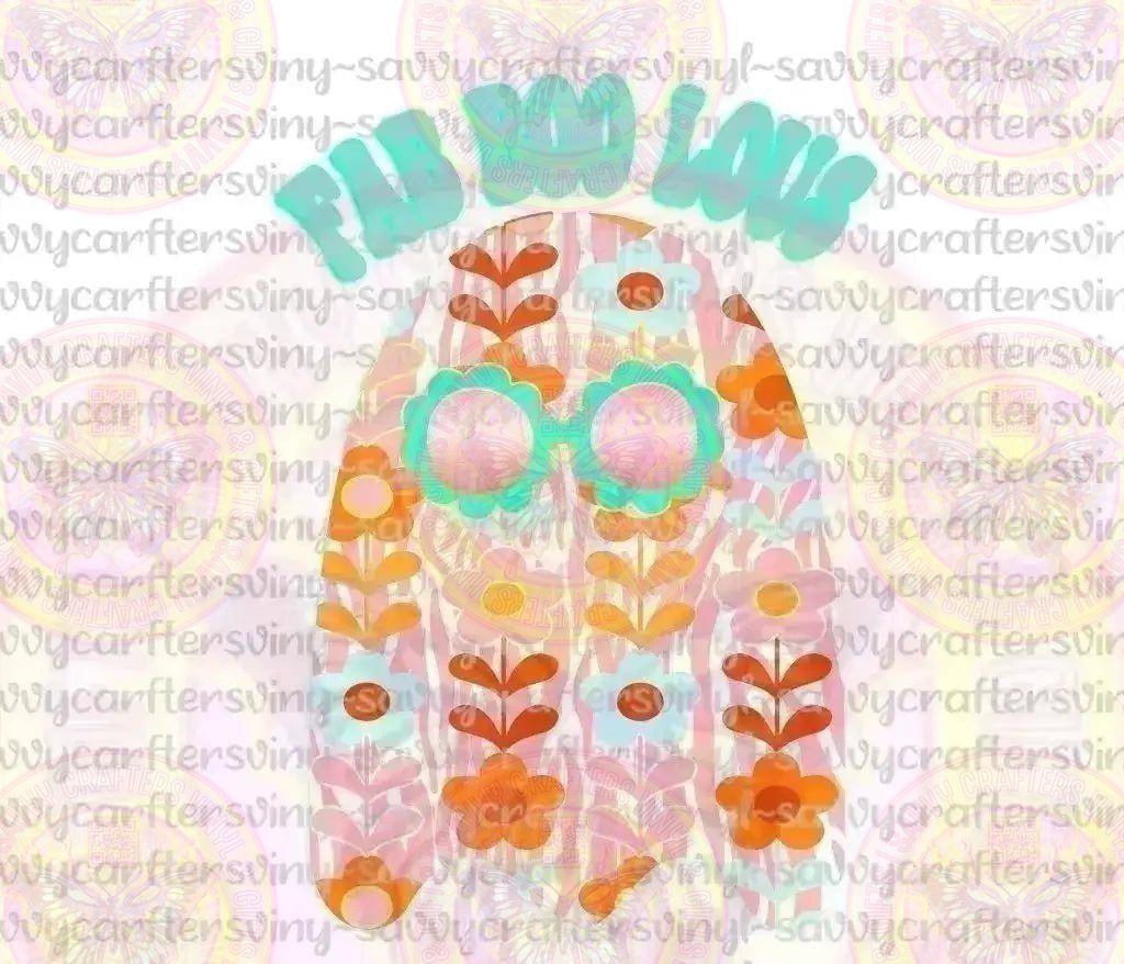 Fab Boo Lous Ghost Trendy - Savvy Crafters Vinyl & Gifts