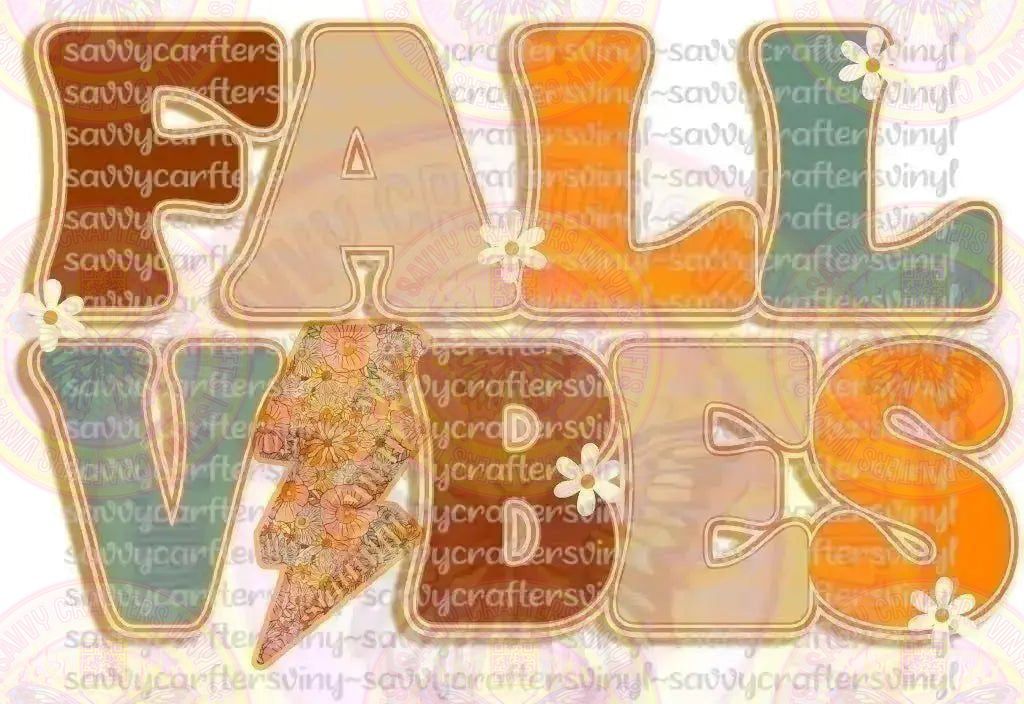 Fall Vibes Boho Pumpkin - Savvy Crafters Vinyl & Gifts