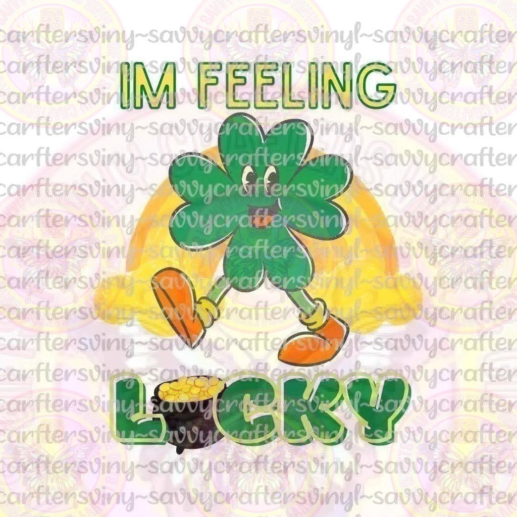Feeling Lucky Pot of Gold Rainbow - Savvy Crafters Vinyl & Gifts