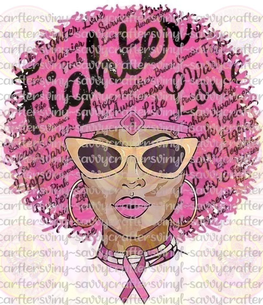 Fighter Black Queen Supporter in Black - Savvy Crafters Vinyl & Gifts