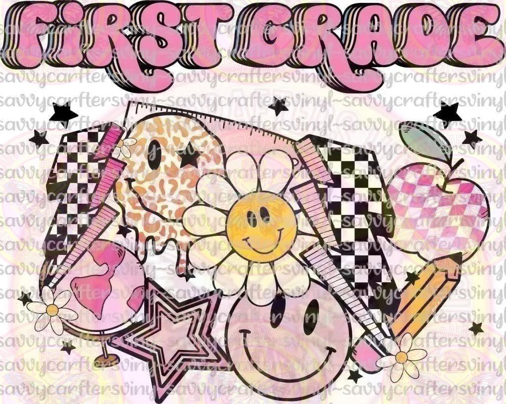First Grade Groovy - Savvy Crafters Vinyl & Gifts
