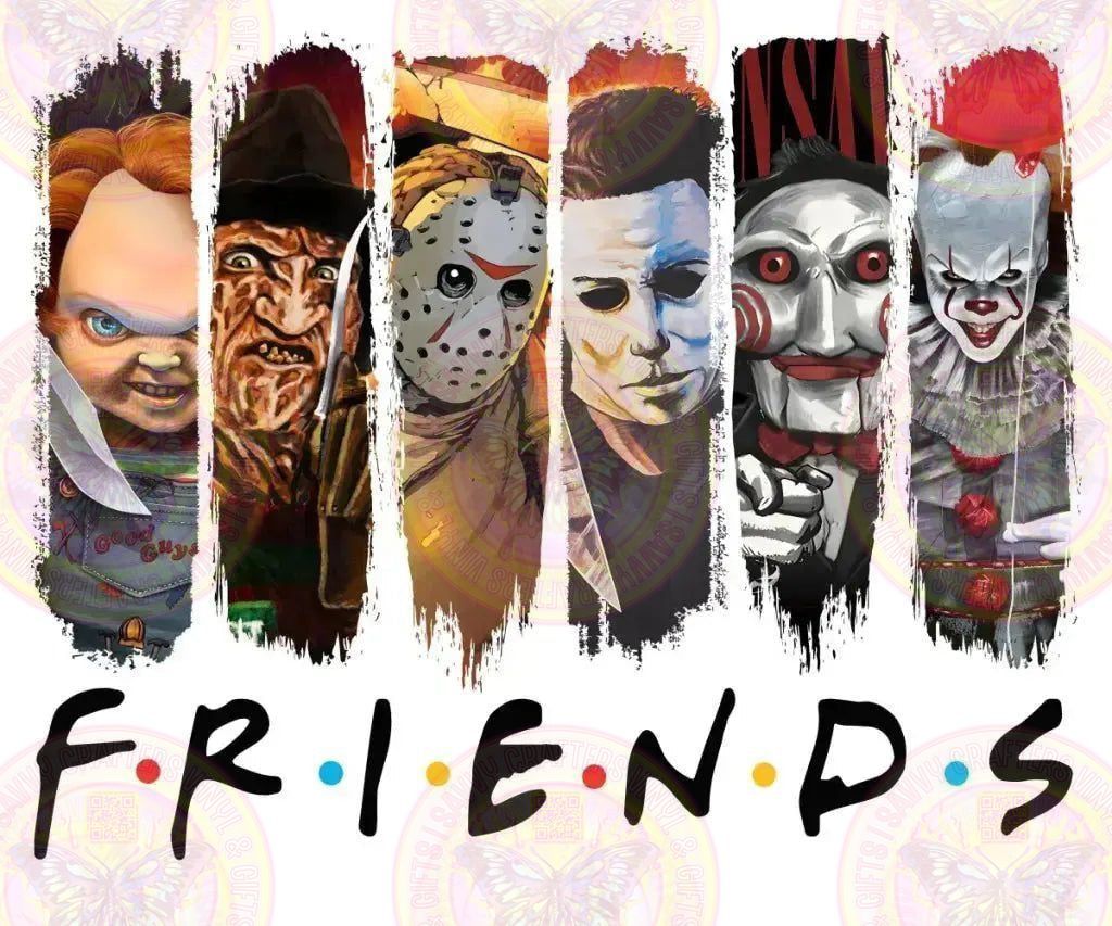 Friends Boys of Horror Brushstrokes Collage - Savvy Crafters Vinyl & Gifts