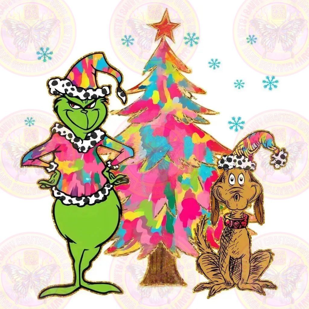 G & Dog Retro Throwback Colorful Glitter Brushstroke - Savvy Crafters Vinyl & Gifts