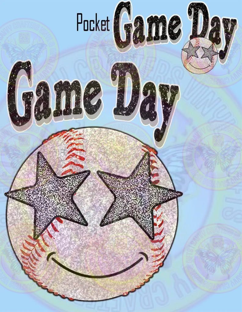 Game Day Baseball Star - Savvy Crafters Vinyl & Gifts
