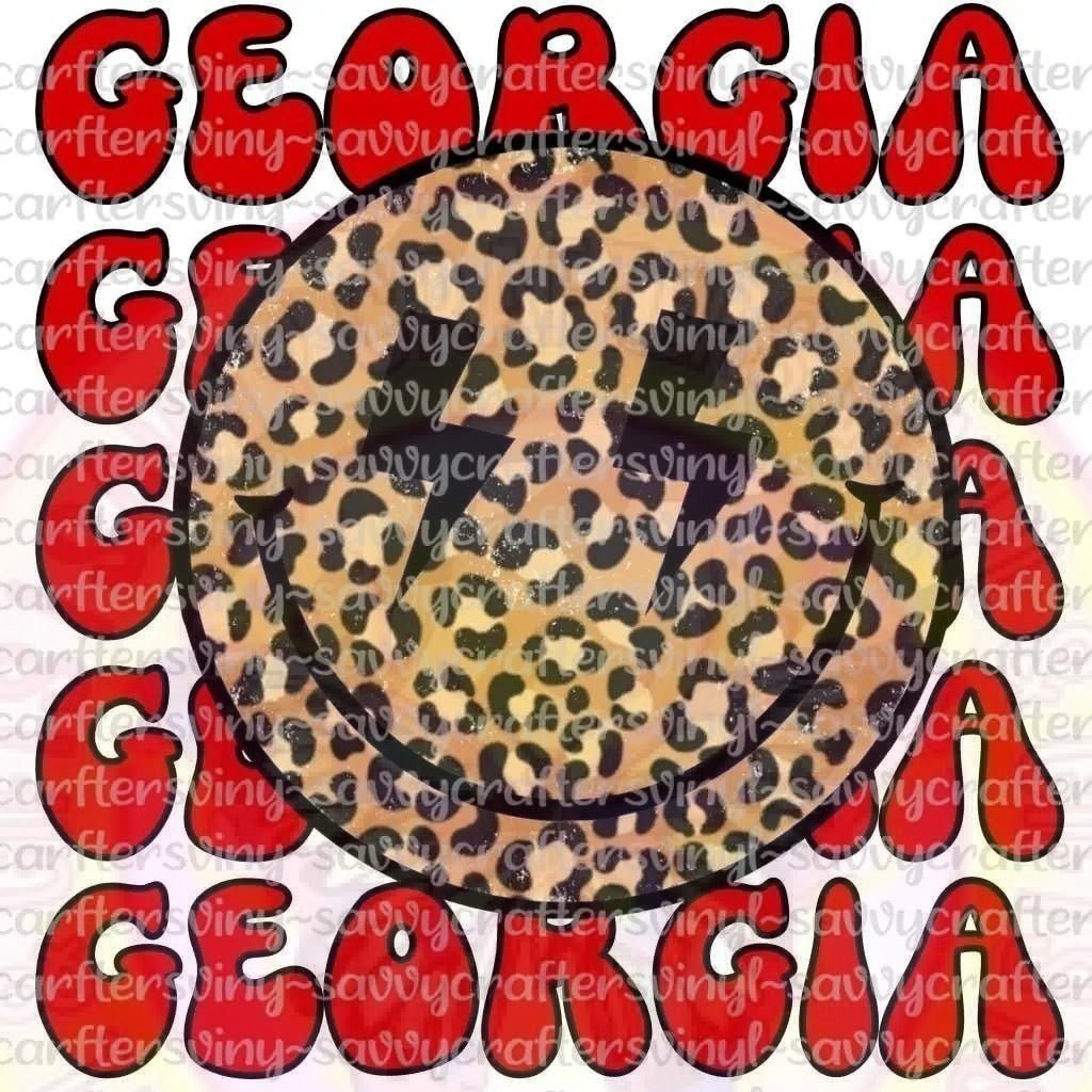 Leopard Smileys Vinyl