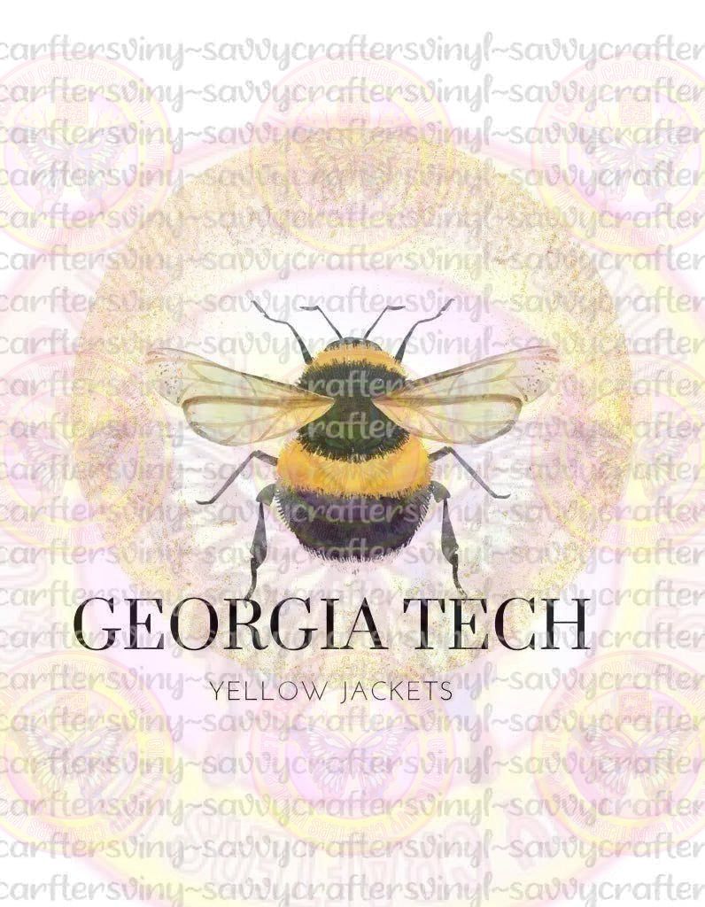 Georgia Tech Bee - Savvy Crafters Vinyl & Gifts