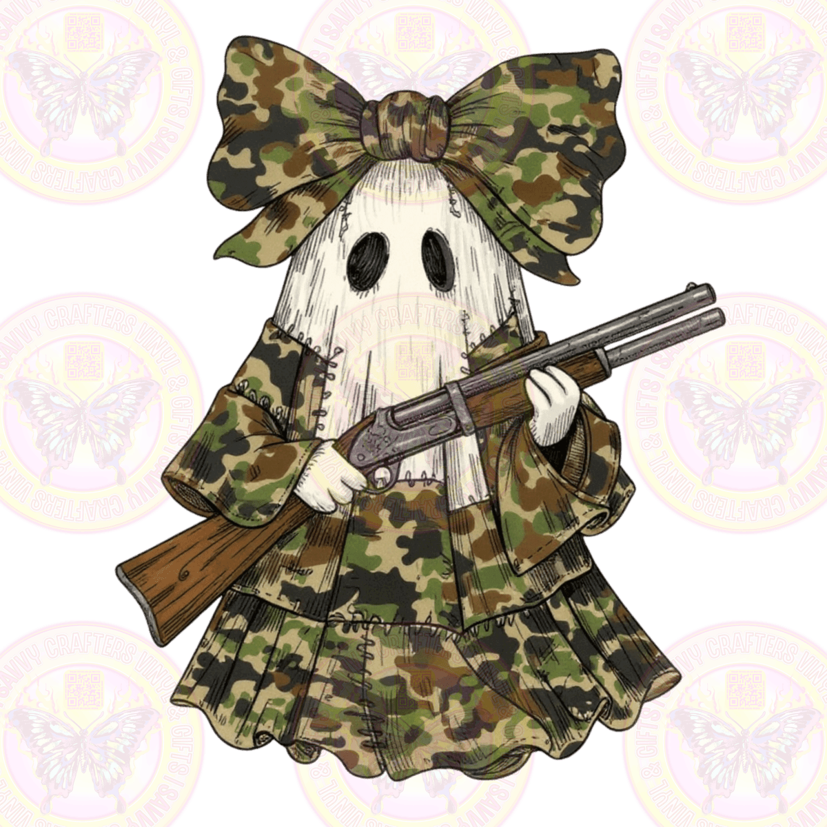 Ghost Hunter Camo - Savvy Crafters Vinyl & Gifts