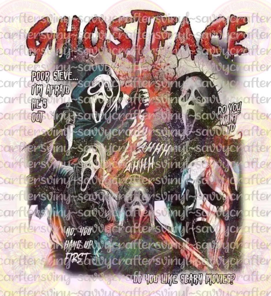 Ghostface Bloody Poster Collage - Savvy Crafters Vinyl & Gifts