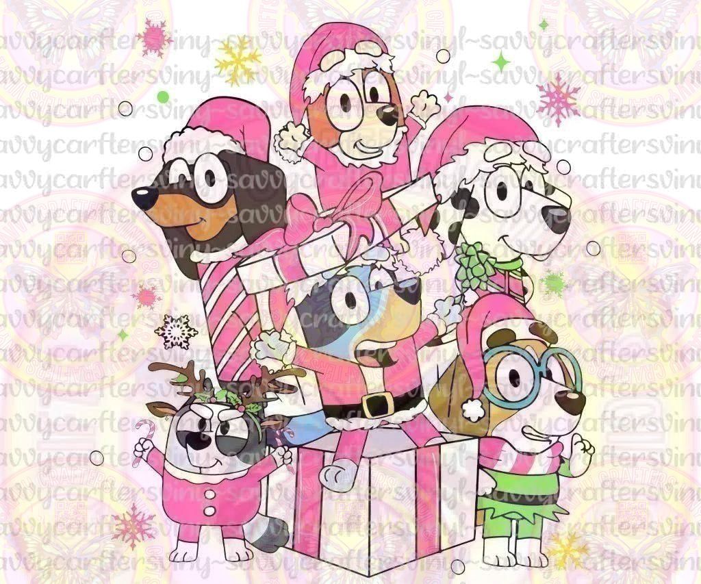 Gift Box Blue Dog and Friends - Savvy Crafters Vinyl & Gifts