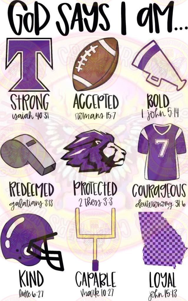 God Says I am Trinity Christian School - Savvy Crafters Vinyl & Gifts