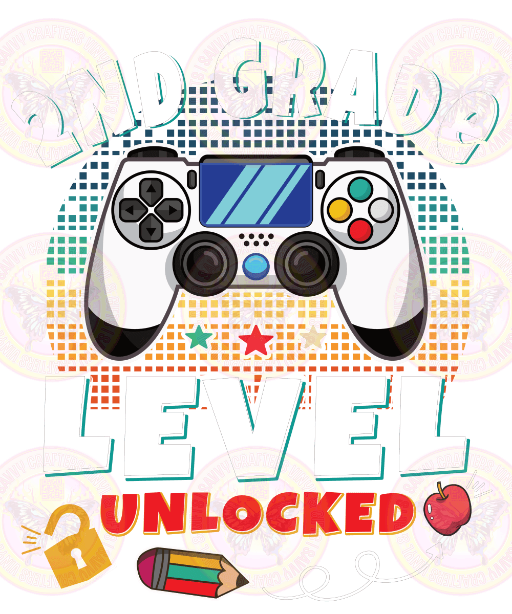 Grade Level Unlocked Gamer - Savvy Crafters Vinyl & Gifts