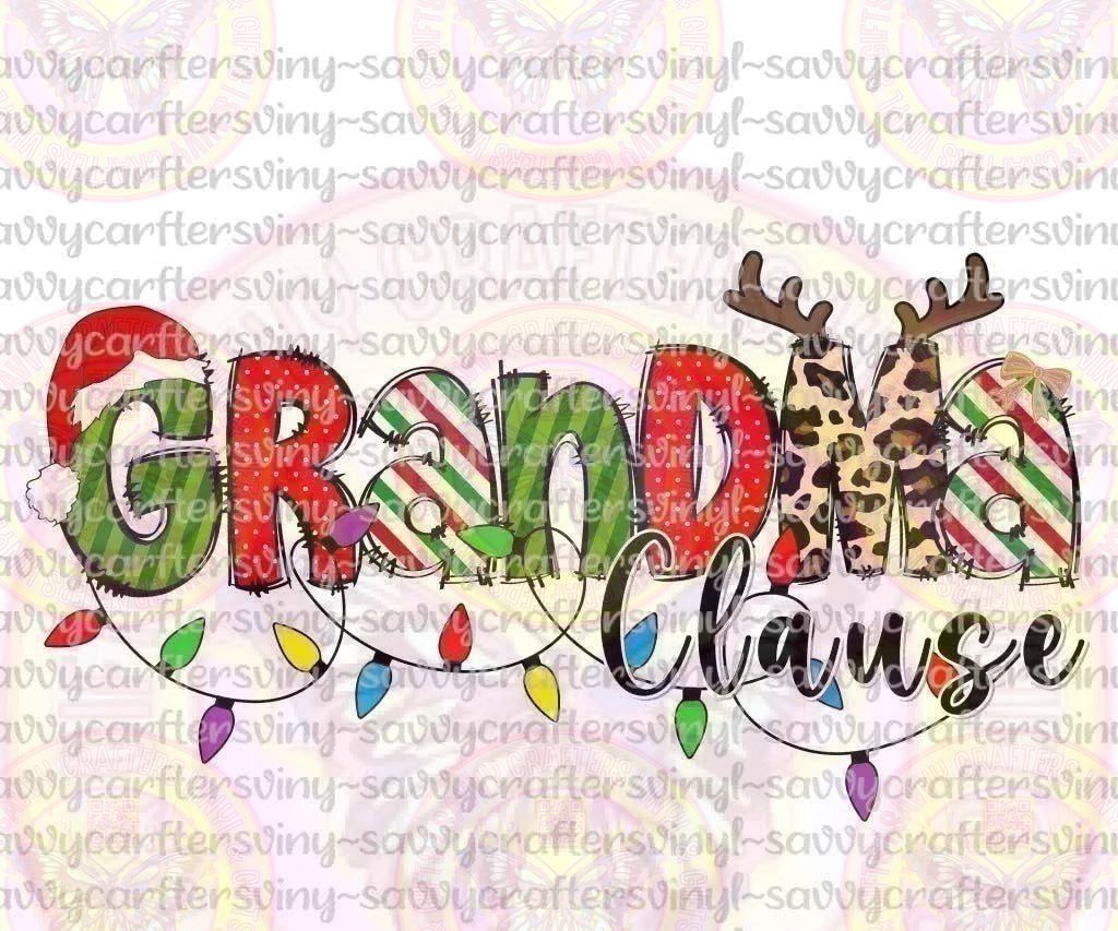 Grandma Claus - Savvy Crafters Vinyl & Gifts