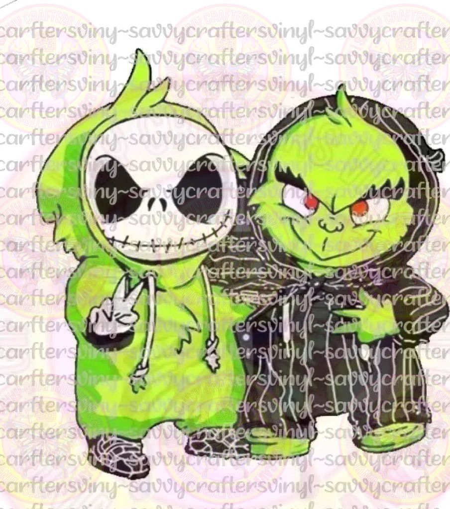 Grinch and Jack Buddies - Savvy Crafters Vinyl & Gifts