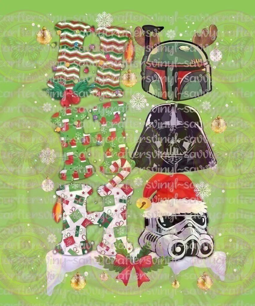 HO HO HO Darth Vader SW - Savvy Crafters Vinyl & Gifts