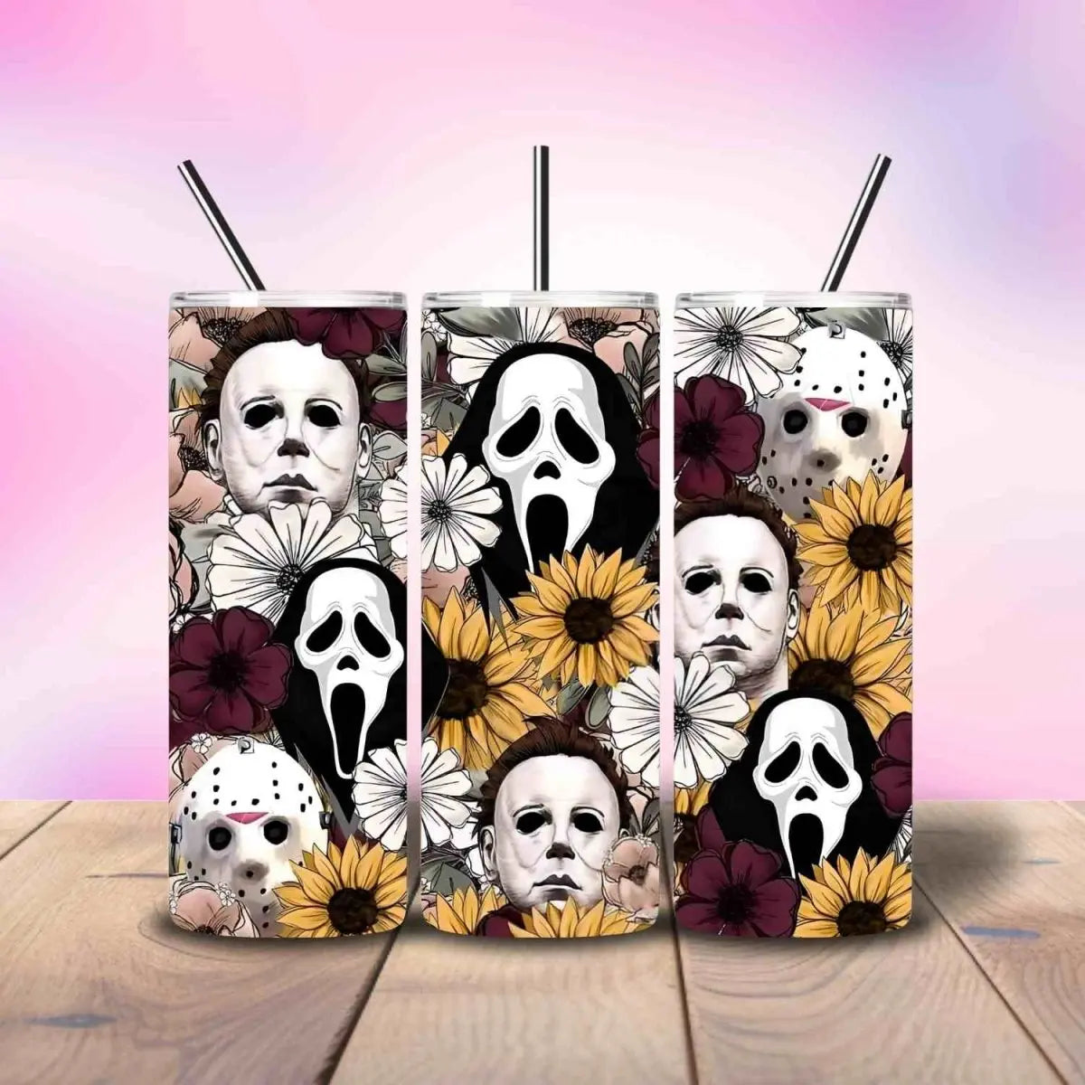 Horror Flower Boys - Fully Completed Tumbler Skinny Straight 20/30oz - Savvy Crafters Vinyl & Gifts