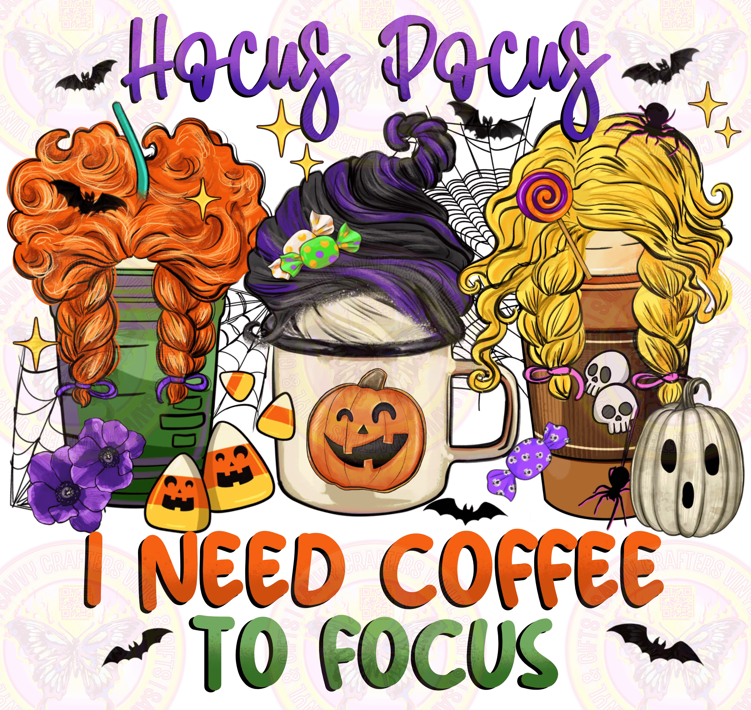 HP I need coffee to focus Hair Witch Coffee Mugs - Savvy Crafters Vinyl & Gifts