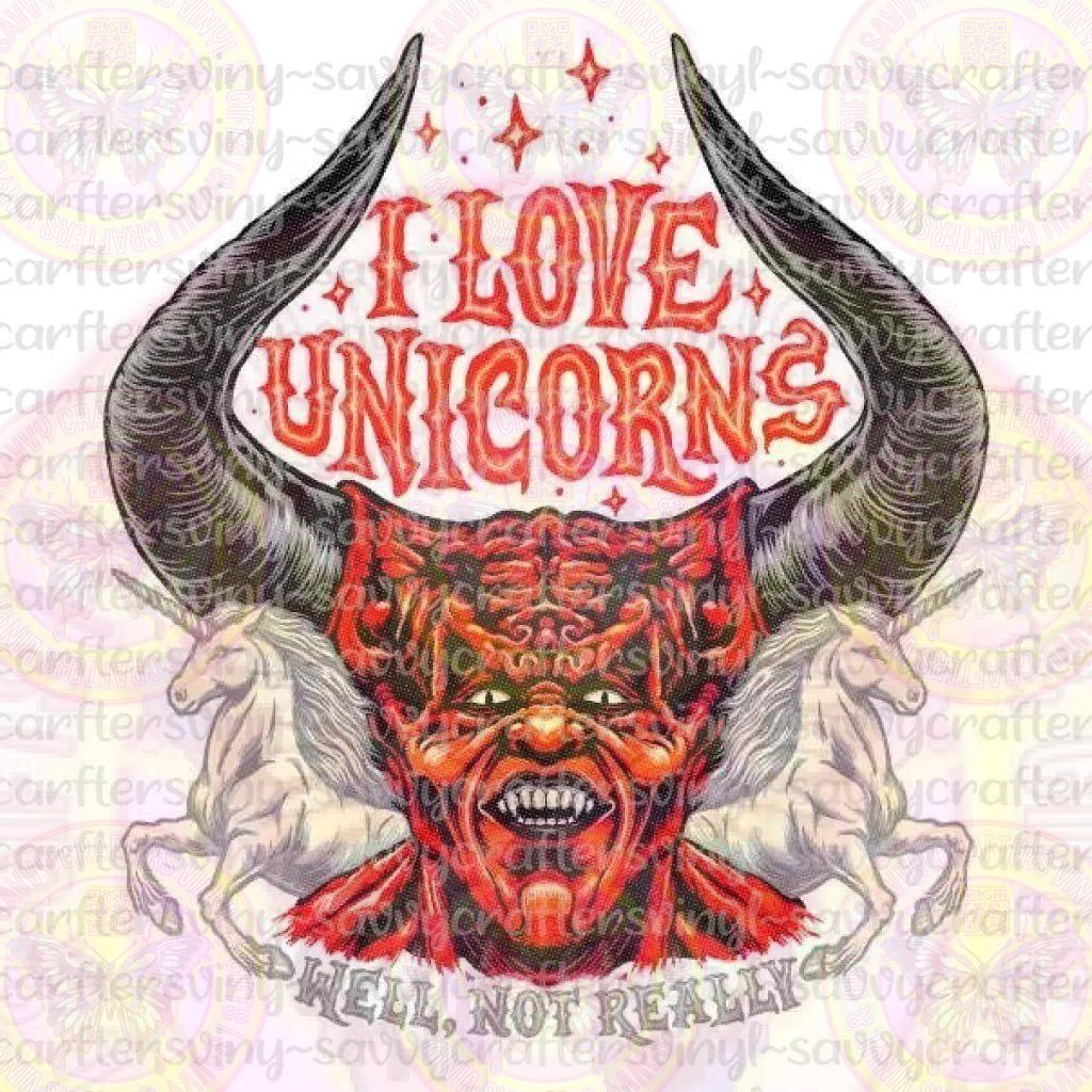 I love Unicorns - Savvy Crafters Vinyl & Gifts