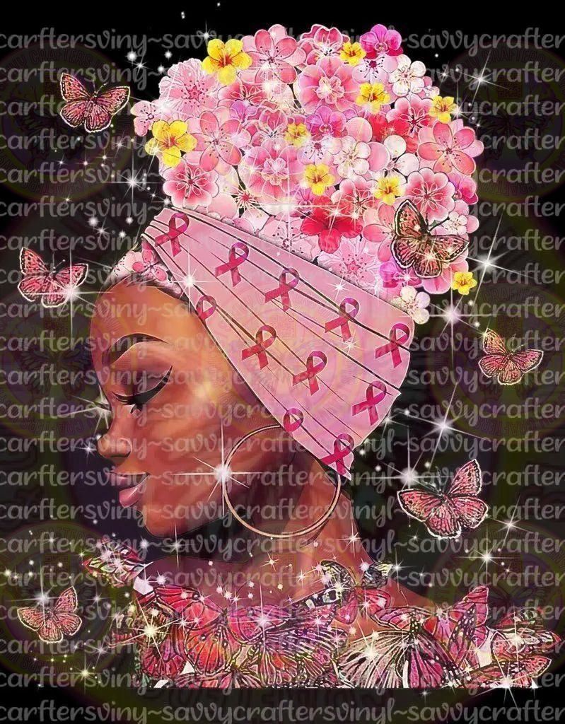 In October We Wear Pink Butterfly Queen - Savvy Crafters Vinyl & Gifts