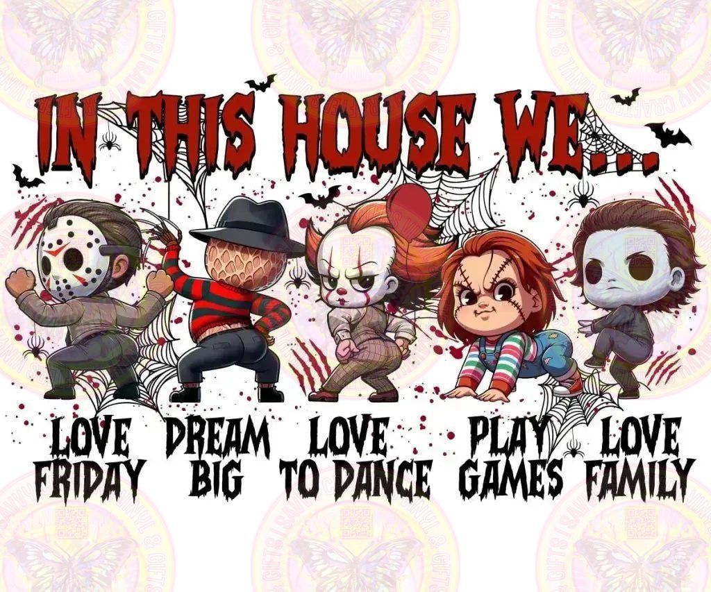 In this House Horror - Savvy Crafters Vinyl & Gifts