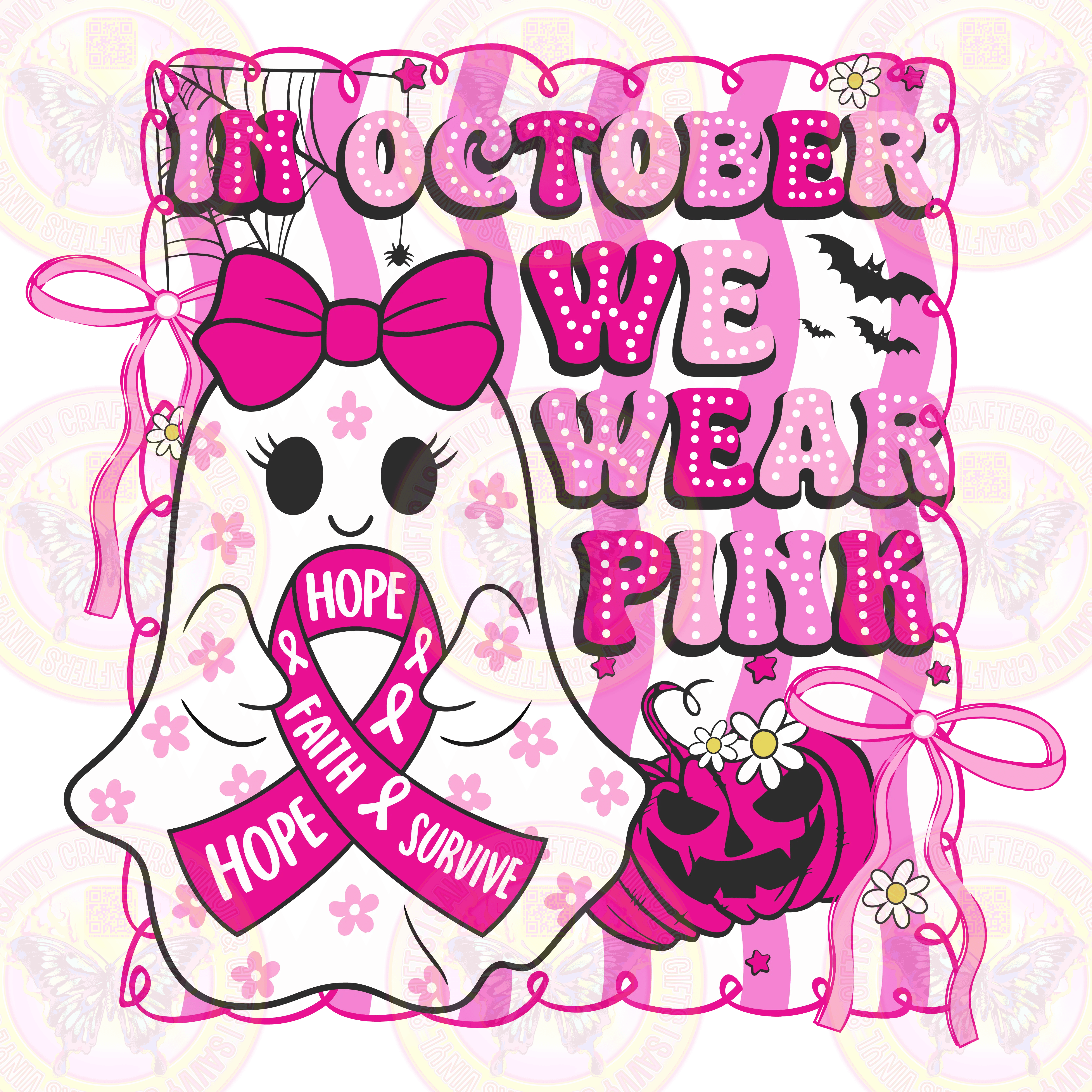 IOWWP Doodle Frame Ghost Graphic - Back - Savvy Crafters Vinyl & Gifts