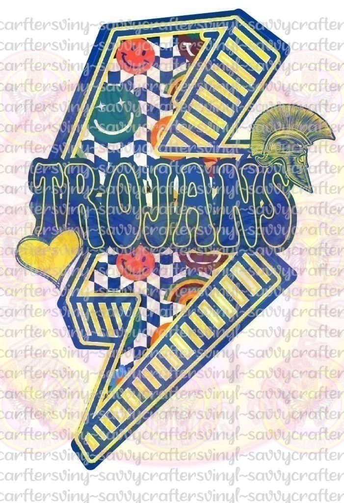 ITHICA ELEMENTARY LIGHTING BOLT - Savvy Crafters Vinyl & Gifts