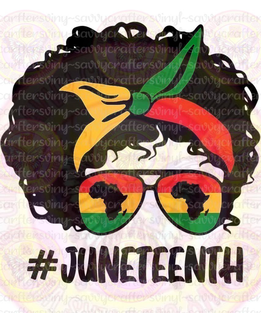 Juneteenth Glasses - Savvy Crafters Vinyl & Gifts