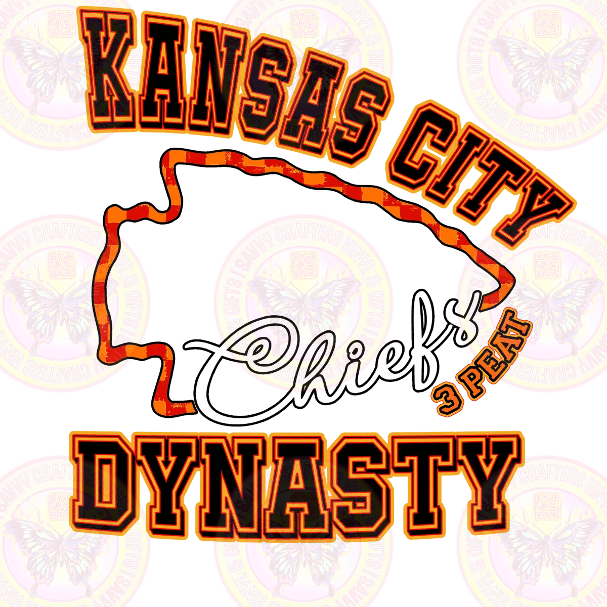 Kansas Dynasty 3 Peat - Savvy Crafters Vinyl & Gifts