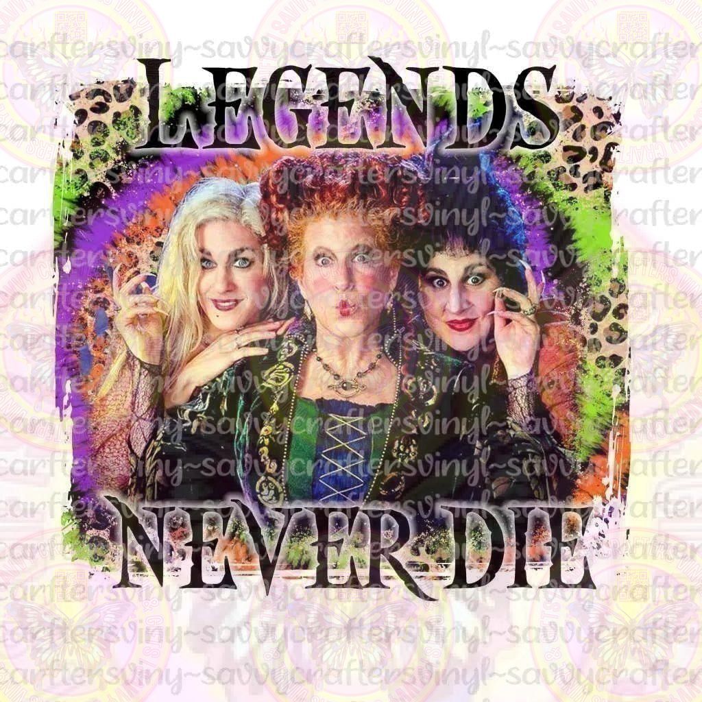 Legends Never Die Hocus Pocus - Savvy Crafters Vinyl & Gifts