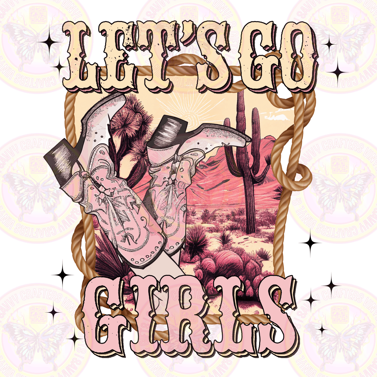 Let's Go Girls Pink Nights - Savvy Crafters Vinyl & Gifts