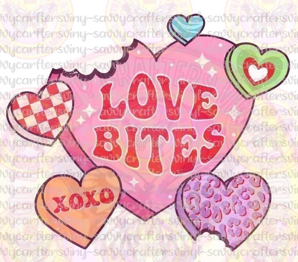 Love Bites Hard Candy Valentines - Savvy Crafters Vinyl & Gifts