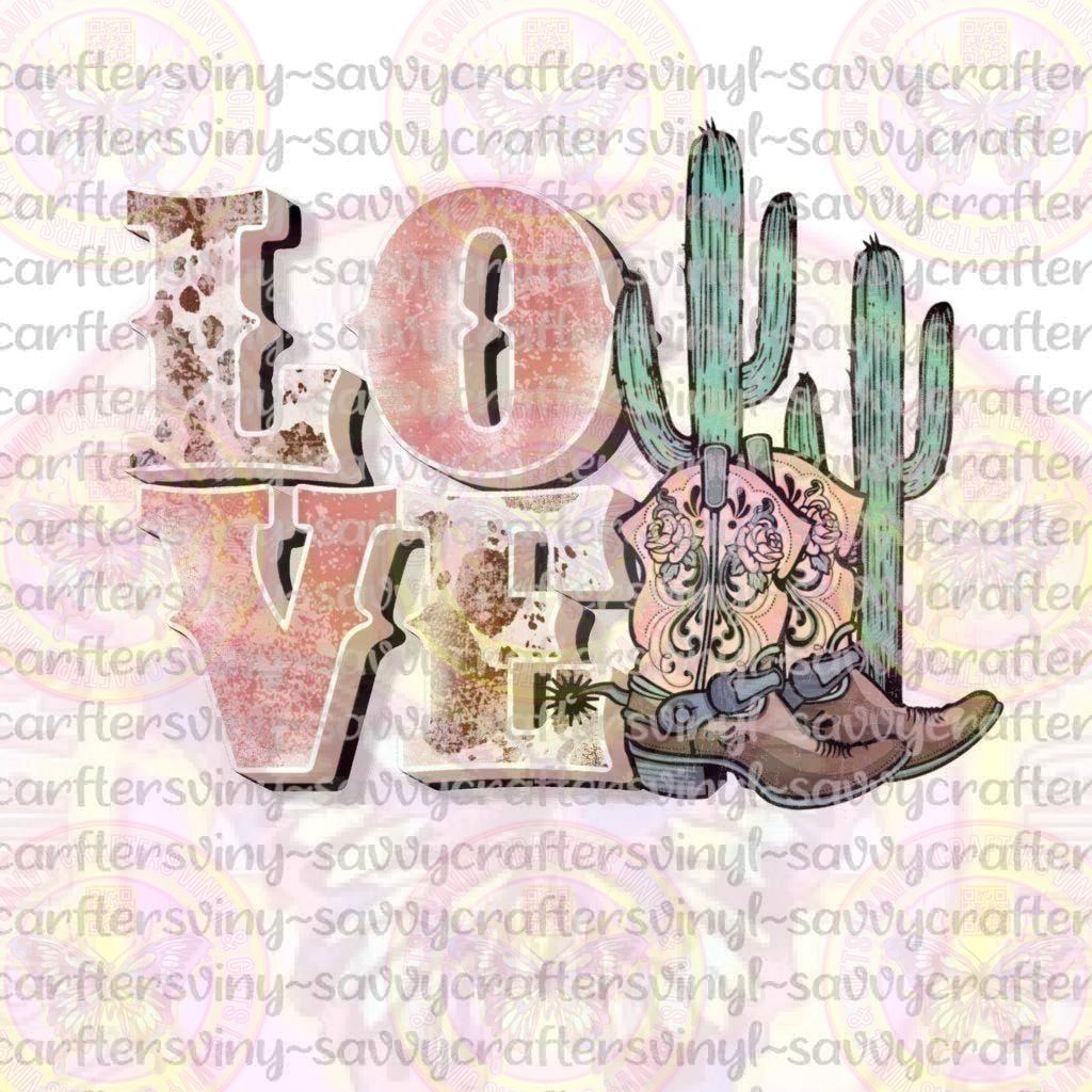 Love with Boots - Savvy Crafters Vinyl & Gifts