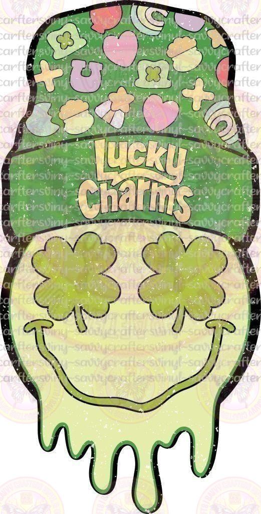 Lucky Charms Happy Face - Savvy Crafters Vinyl & Gifts