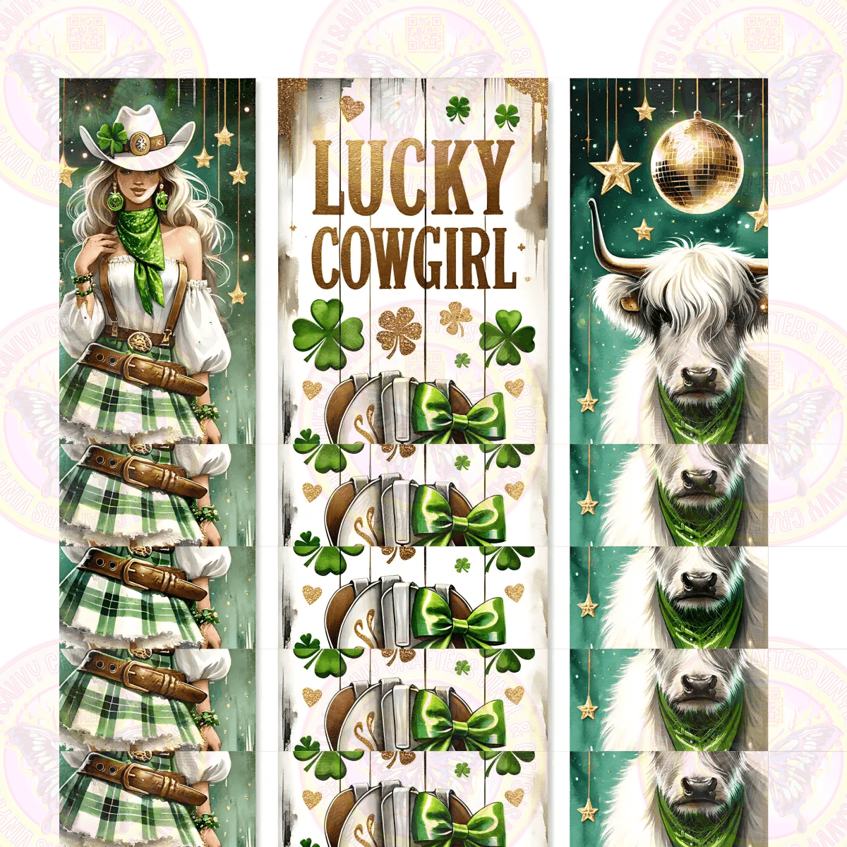 Lucky Cowgirl Vintage Trendy - Savvy Crafters Vinyl & Gifts