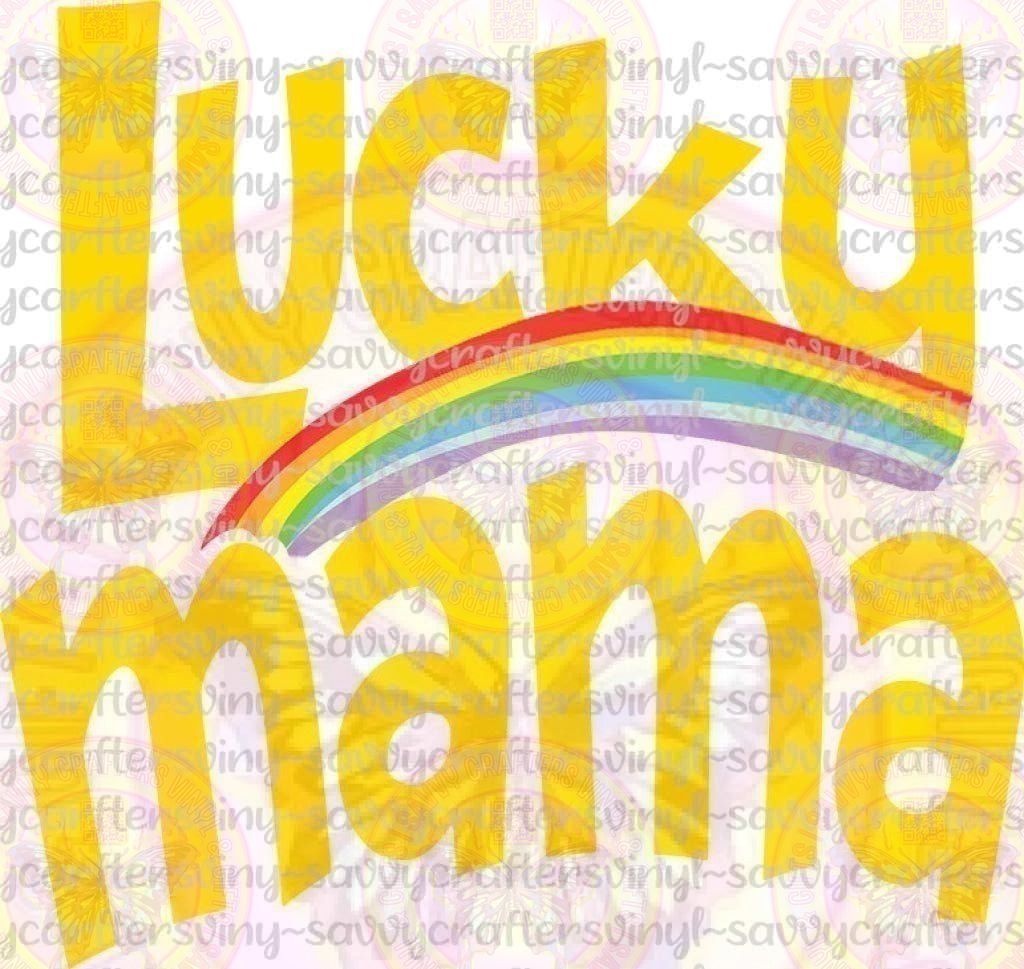 Lucky MAMA St. Patrick's Day - Savvy Crafters Vinyl & Gifts